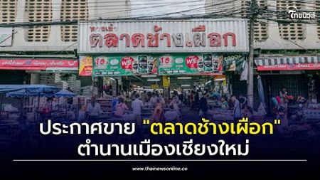 ประกาศขาย &quot;ตลาดช้างเผือก&quot; ตำนานเมืองเชียงใหม่ 400 ล้าน เผย รายได้ต่อเดือน| Thainews - ไทยนิวส์