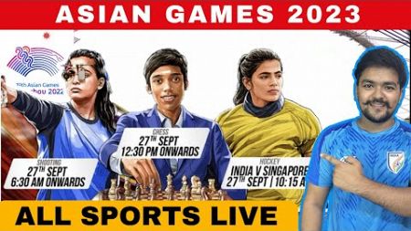 🔴Live : Day -9 (27 Sep.) Asian Games 2023 | Medal Events | Shooting, Wushu, Judo, Boxing