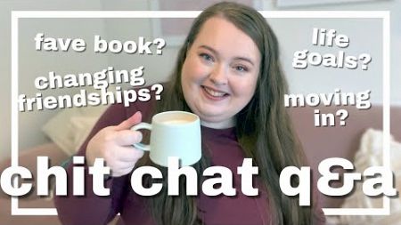 COFFEE CHIT CHAT Q&amp;A | friendships, relationships &amp; life goals | 2023
