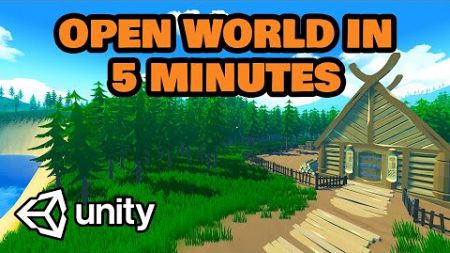Build a beautiful 3D open world in 5 minutes | Environment, Structures, Props | Pt. 4