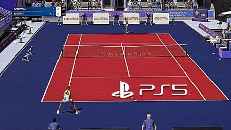 (PS5) Victoria Azarenka Amazing Match Point Rally • Tennis World Tour 2 PS5™ Gameplay