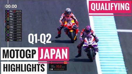 HIGHLIGHTS QUALIFYING Q1-Q2 MotoGP Japan | Jorge Martin Beat Marquez and Bagnaia