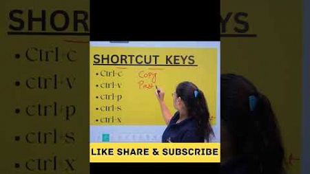 Shortcut Keys Computer | #shorts #shortfeed #viral #computer