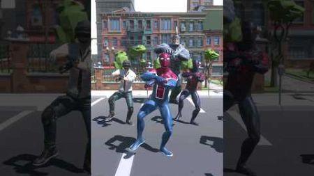 Who will win ? team spiderman vs villain in coffin dance mode
