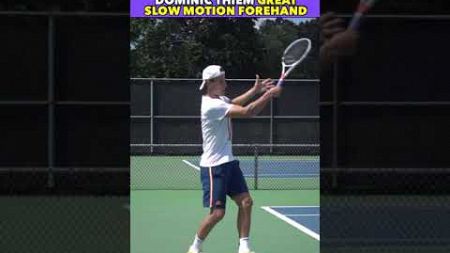 DOMINIC THIEM FOREHAND IN SLOW MOTION #tennis #shorts