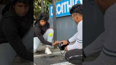 Tennis ball photo trick 🎾 | subscribe for more 📸| #photography #shorts