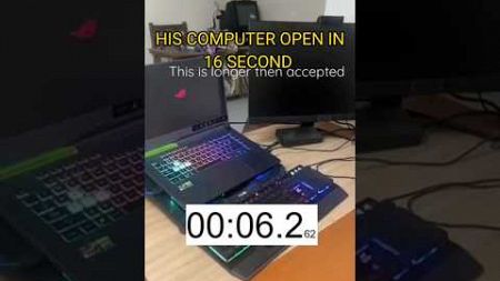 His computer vs My computer ✅