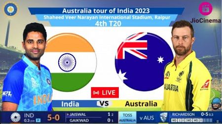 Live: IND Vs AUS 2023 - 4th T20 | Live Match PREDICTION | India Vs Australia Live - MATCH REVIEW