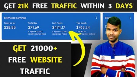 Get 21k daily traffic || Micro niche blog idea || Website Traffic Generator #websitetraffic #website