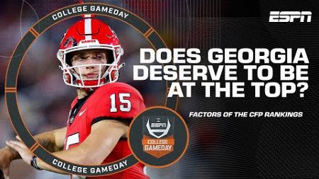 Who should be atop the CFP rankings? The &#39;BEST&#39; team or the most &#39;DESERVING&#39;? 🤔 | College GameDay