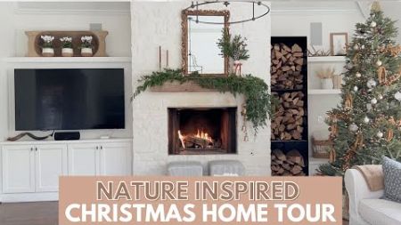 NATURE INSPIRED CHRISTMAS HOME TOUR | The Holidays at Mom&#39;s | FARMHOUSE LIVING