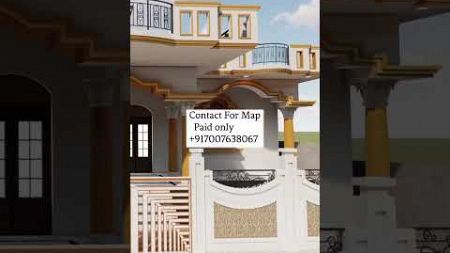 दो side Veranda डिजाइन, Home Design idea #naksha #map #plan #design #post #viral