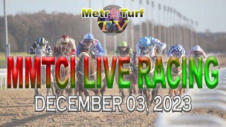 03 December 2023 | Philippines Horse Racing Live | Metro Manila Turf Club Inc.