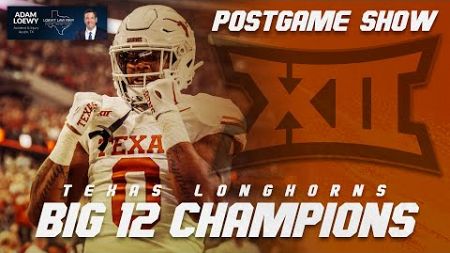 BIG 12 CHAMPS!!! TEXAS CRUSHES OSU - Postgame Show (via the Loewy Law Firm)
