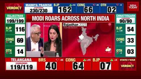 Election 2023 Results: Rajdeep Sardesai Decoded Vote Share Heat Map Of Madhya Pradesh And Rajasthan