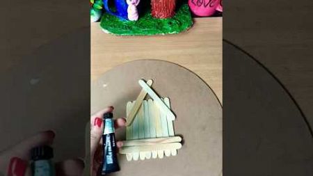 Ice Cream Stick Se Banaye Easy Home Decoration #craft #shortvideo #youtubeshorts #viral #diy