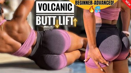 VOLCANIC BOOTY PUMP In 14 Days~Increase Your Butt Size At Home | No Weight Vs Weight
