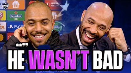 Thierry Henry heaps praise &amp; jokes with his former player Donyell Malen! | UCL Today | CBS Sports