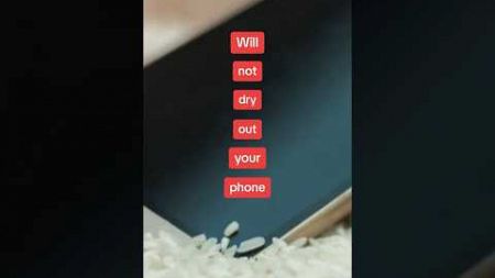 Apple tells users to stop putting wet iPhone in rice #shorts