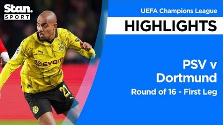 PSV v Borussia Dortmund Highlights | 2023-24 | UEFA Champions League