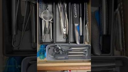 Organize W/ Me: Kitchen Utensils Drawer 🔪 #dailyvlog #vlog #organization #productivity #declutter