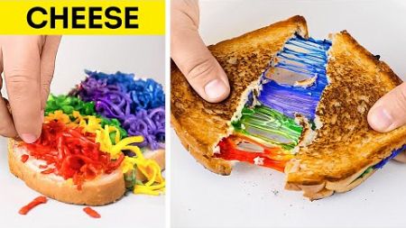 Color Your Life! 🌈 Coloring, Painting And Cooking Hacks