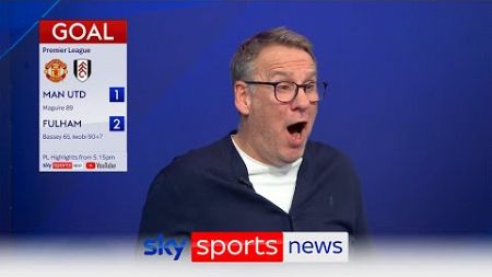 &quot;I can&#39;t explain how bad they were!&quot; - Paul Merson reacts to Manchester United&#39;s 2-1 loss to Fulham
