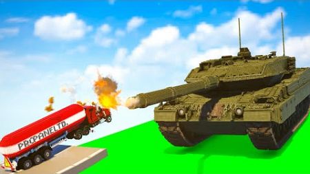 Cars vs Tank | Teardown