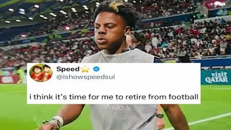 Speed is Officially Retiring From Football💀