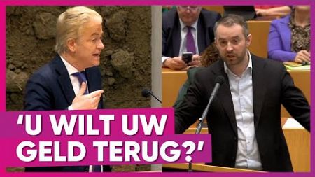 Geert Wilders (PVV) krijgt lachers op zijn hand met gevatte opmerking