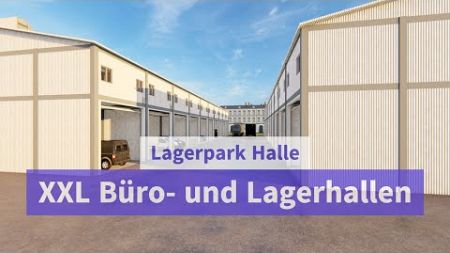 XXL Büro- und Lagerhallen Tour vom zukünftigen #Lagerpark #Halle #verkauf #vermietung #lager