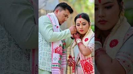 Assamese wedding anniversary today ❤️😍 #shortsvideo #wedding #axomiyashoots #weddinganniversary