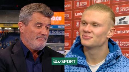 🦾 &quot;The kid is a machine&quot; - Roy Keane reacts as Erling Haaland scores FIVE for Man City | ITV Sport