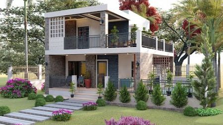 Luxury and Elegant -3 Bedroom House - Awesome Design Small House Ideas - 2 Storey House | 6,5 x7,5 M