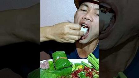 ก้อยขมงัวน้อยลอยเลือด แซ่บคัก #ก้อยขม #อาหารอีสาน #laosfood #mukbang