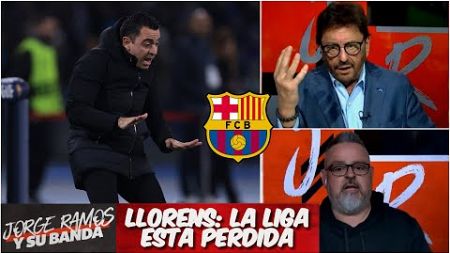 BARCELONA no da por perdida La Liga. Xavi se aferra al sueño. ¿Remontará? | Jorge Ramos y Su Banda