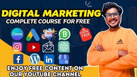 Digital Marketing course for Free | Free Social Media Marketing Course