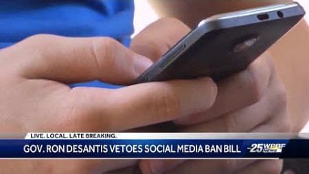 DeSantis vetoes social media ban for kids under 16. Florida lawmakers offer new option