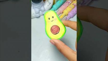 paper craft#avocado 🥑🥑🥑🥑#easy craft#viral #diy#miniaturefood #cute #shorts #suhemaart