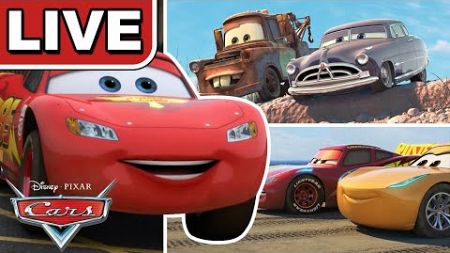 🔴 LIVE Lightning McQueen&#39;s Greatest Friendship Moments | Pixar Cars