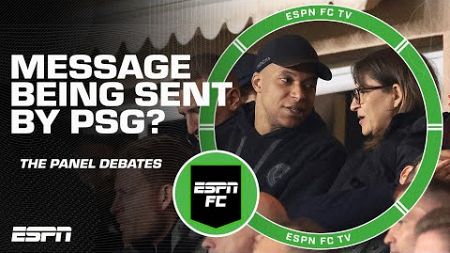 ESPN FC reacts to Kylian Mbappe getting BENCHED for 2nd half vs. AS Monaco