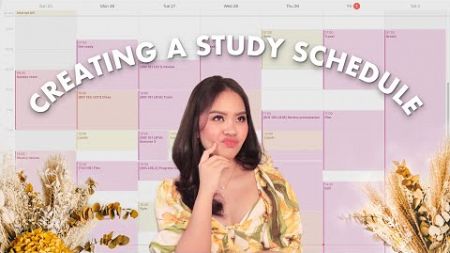 how i make a productive &amp; effective study schedule 📆 a step-by-step guide