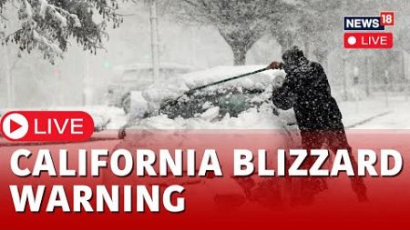 California News Live | California Storm | Blizzard In California Live | English News | News18 Live