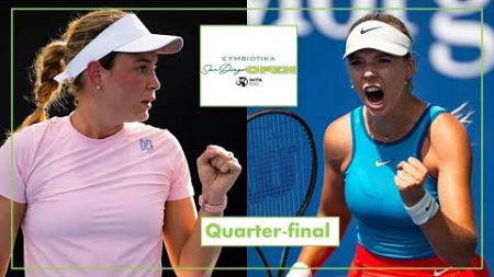 Donna Vekic vs Katie Boulter | Quarter-final | 2024 San Diego Open