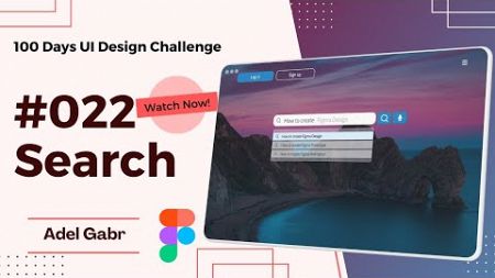 Create Search Page with Figma | Daily UI Design Challenge 022
