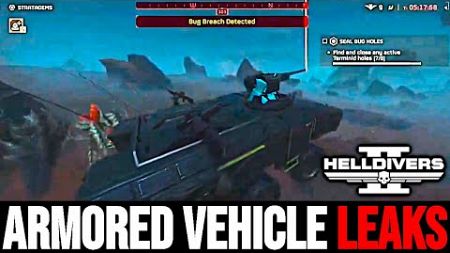 Helldivers 2 LEAKED Armored Vehicle Gameplay