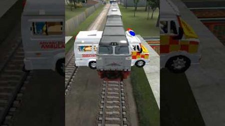 🚄 Train 🆚 Ambulances 🚑 indian 🇮🇳 gaming #shortvideo #gaming #viral#business #varlishorts#ambulance