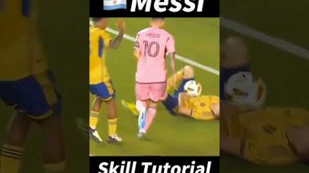 Messi Skill Tutorial！#football #footballshorts #footballskills