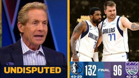 UNDISPUTED | &quot;Doncic is Robin, Kyrie is Batman&quot; - Skip reacts Mavericks DOMINATED Kings 132-96