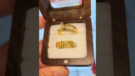 ทองขึ้นแต่งานทองแฟชั่นเท่าเดิมนะครับดิออ18,000 ตะปู28,000 ครับ#ห้างทองเมืองสุพรรณ #ร้านแหวนทองสุพรรณ